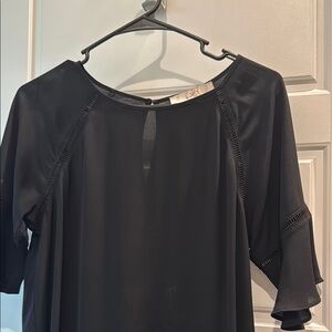 LOFT Elegant Black Top